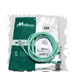 کابل مدیکا مدل Medicom Cat6 UTP 2m پچ کابل یا پچ کورد نوعی کابل ارتباطی است که سیستم کاربر را به پریز شبکه و نیز داخل رک پچ پنل را به تجهیزات اکتیو شبکه متصل می کند.