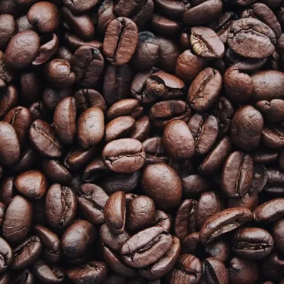 تصویری از دانه های قهوه